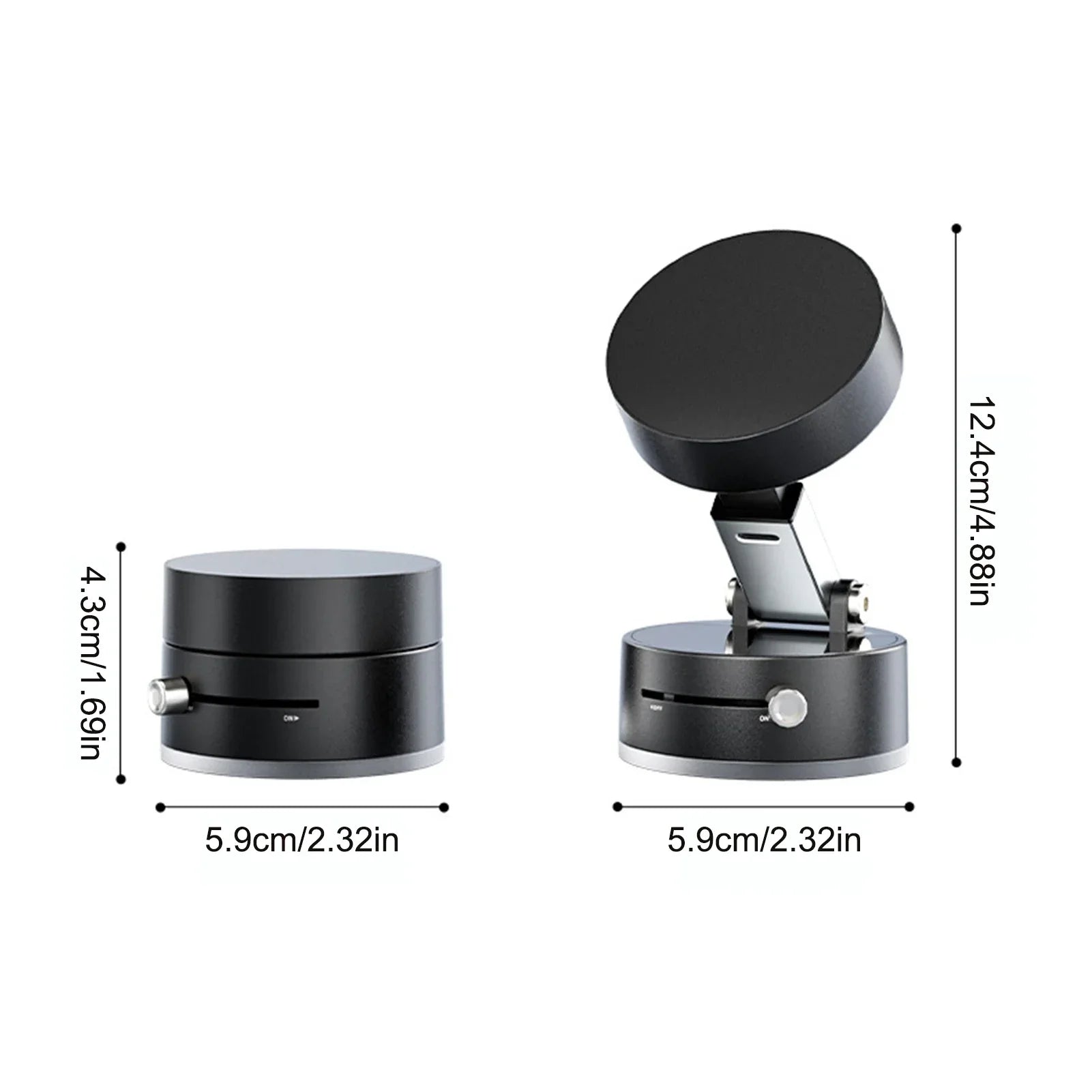 Support de téléphone magnétique à ventouse pour voiture, pliable et double face, accessoire de voiture