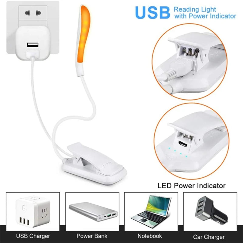 Lampe de lecture flexible, idéale pour la chambre à coucher