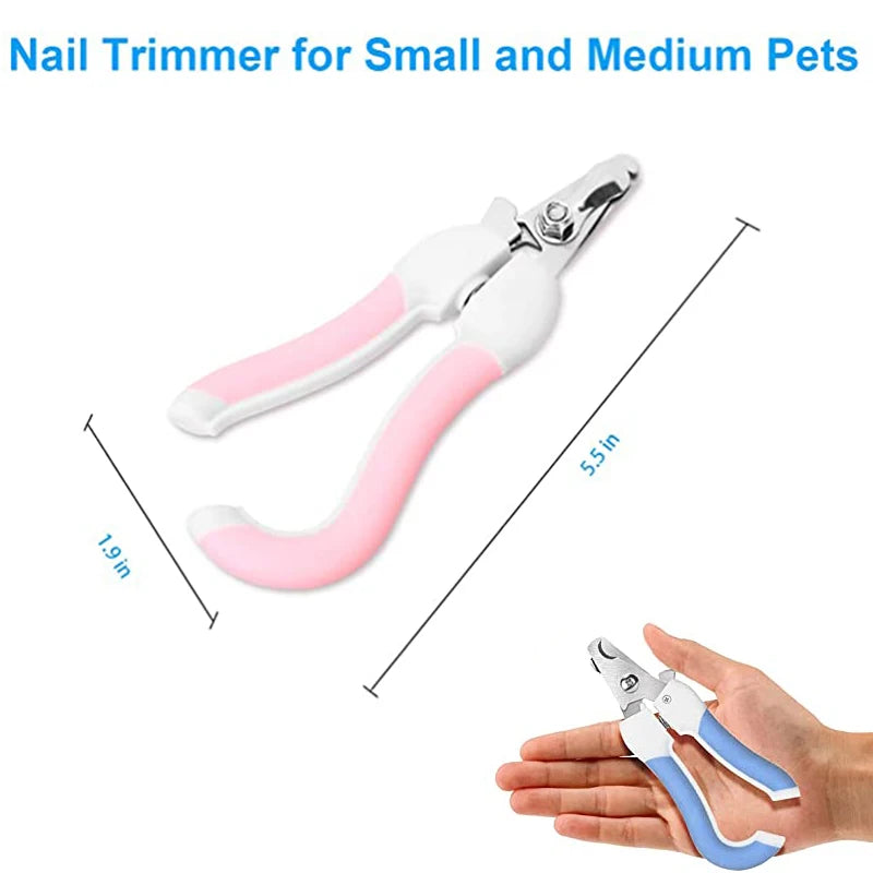 Coupe-ongles pour animaux de compagnie, en acier inoxydable, accessoire de toilettage