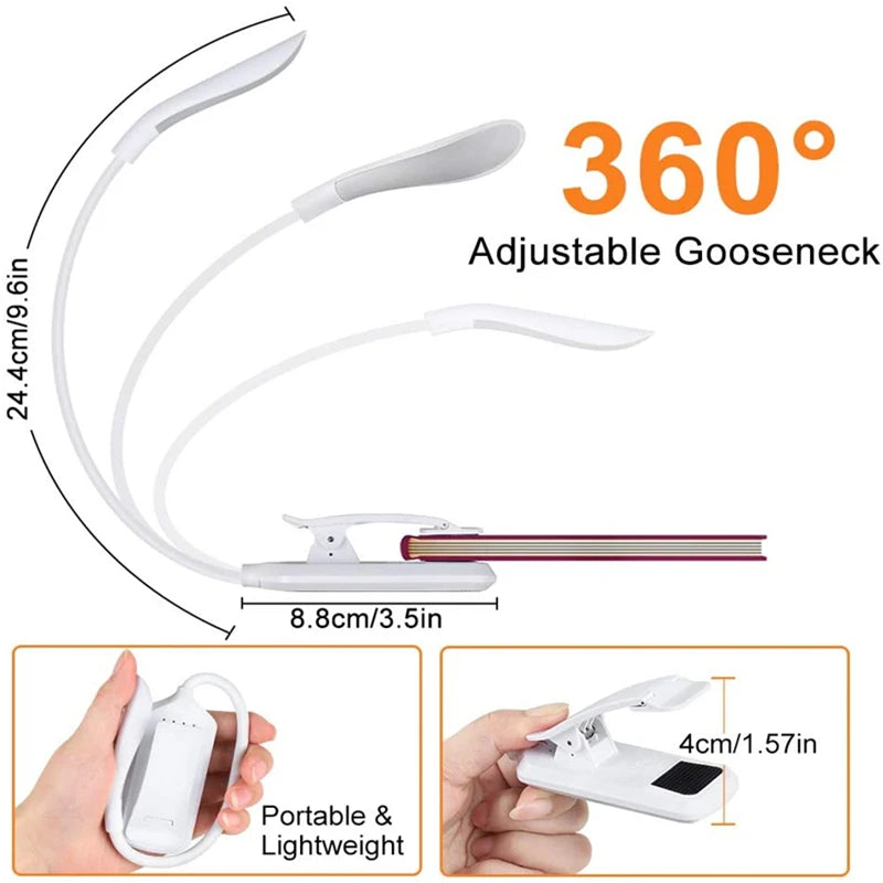Lampe de lecture flexible, idéale pour la chambre à coucher