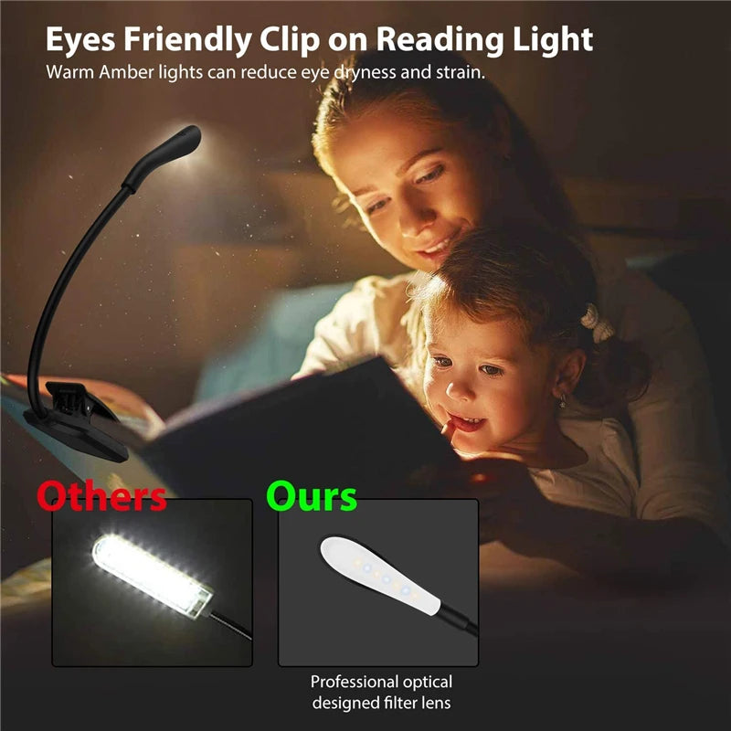 Lampe de lecture flexible, idéale pour la chambre à coucher