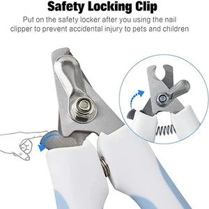 Coupe-ongles pour animaux de compagnie, en acier inoxydable, accessoire de toilettage