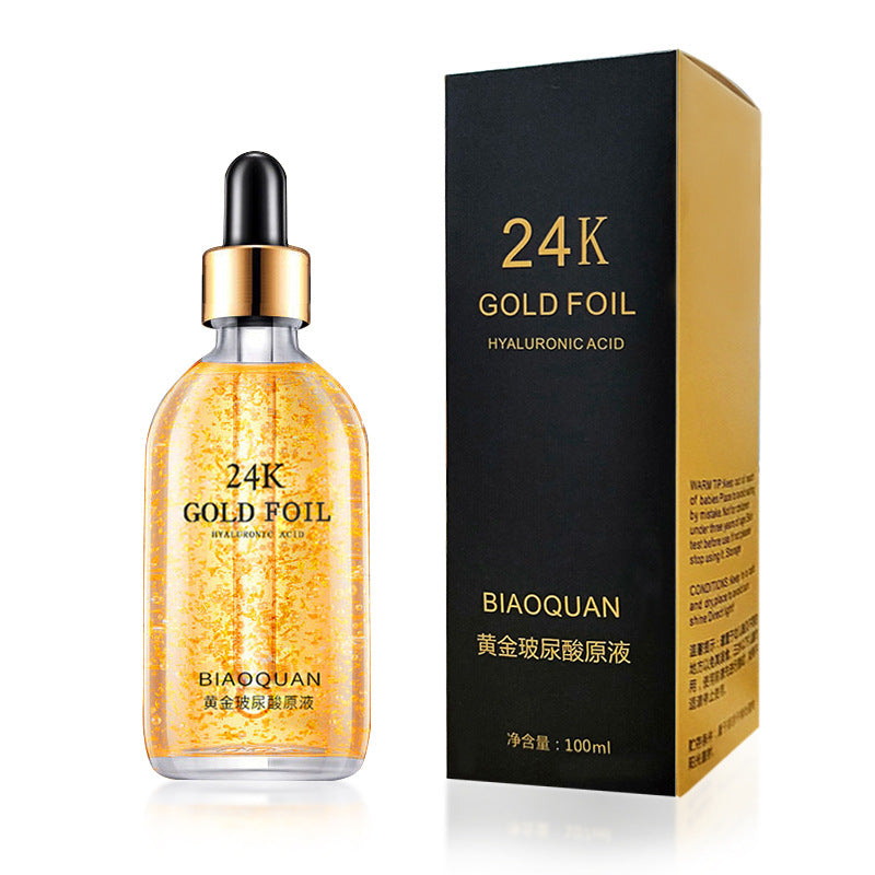 Sérum pour le visage, acide hyaluronique, Nicotinamide, Anti-vieillissement, Lifting du visage, Essence de collagène, soins pour la peau, blanchissant, 100ml, 24k