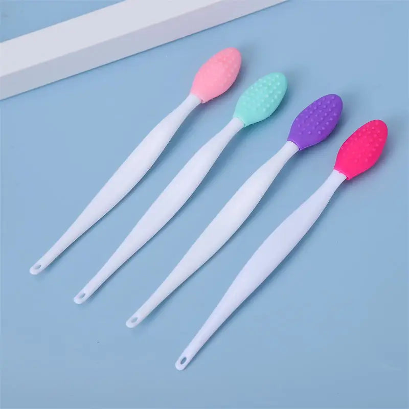 Brosse de nettoyage du visage Double face à main, bâton de nettoyage des points noirs, nettoyage en profondeur, exfoliant pour la peau, 5 à 20 pièces
