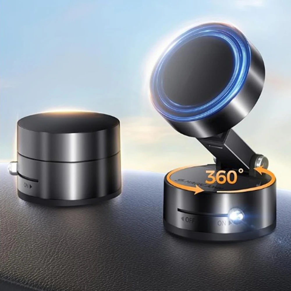 Support de voiture à ventouse magnétique rotative à 360 degrés