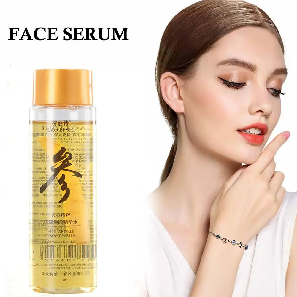 Sérum pour le visage au Ginseng, huile essentielle Anti-âge, Anti-rides, estompe les ridules, nourrissant, hydratant, soins pour la peau, 120ml