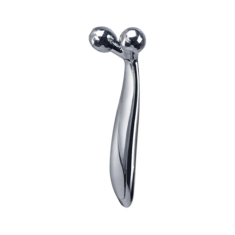 Masseur de visage et de cou à rouleau 3D en forme de Y, rotation à 360 degrés, outils de Massage du corps mince + grattoir Gouache Guasha, Lifting de la peau, dissolvant de rides
