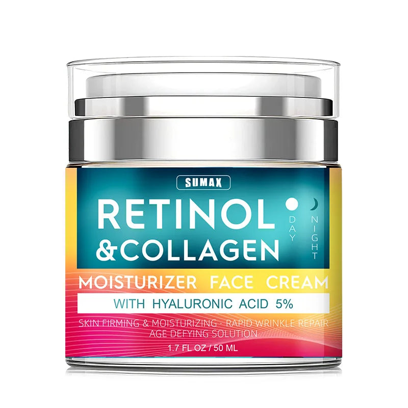Rétinol Anti-âge crème pour le visage hydratant dissolvant de rides collagène acide hyaluronique crèmes soins de la peau 50ML