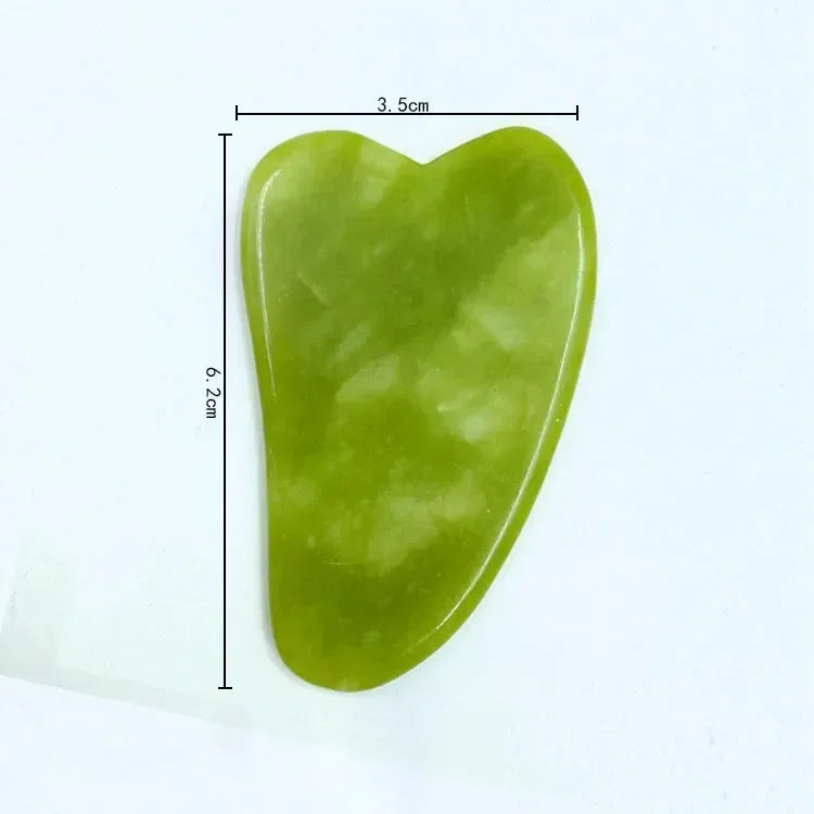 Rouleau de Jade naturel pour le visage Gua Sha, pierre naturelle, masseur de corps et de cou, points d'acupuncture, soins oculaires, Spa, outils de Massage, Lifting du visage