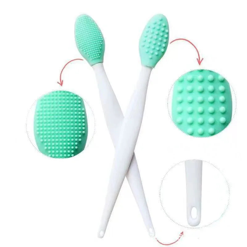 Brosse de nettoyage du visage Double face à main, bâton de nettoyage des points noirs, nettoyage en profondeur, exfoliant pour la peau, 5 à 20 pièces