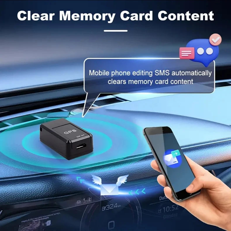 Micro Magnetic GPS Tracker, Vehicle Motorcycle Real-time Anti-theft Tracking Monitor, Personal Anti Loss Positioning Mini GPS