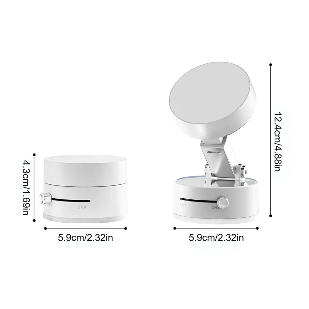 Support de téléphone magnétique à ventouse pour voiture, pliable et double face, accessoire de voiture