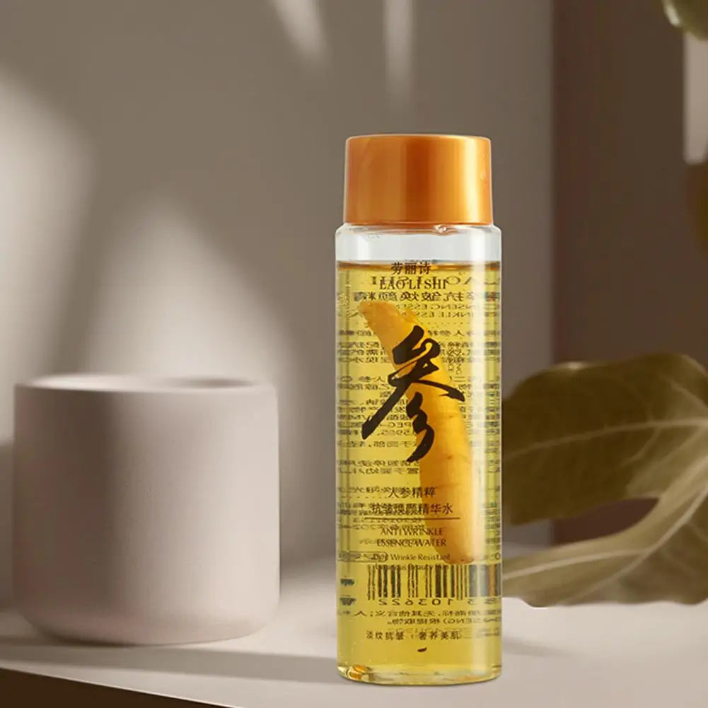 Sérum pour le visage au Ginseng, huile essentielle Anti-âge, Anti-rides, estompe les ridules, nourrissant, hydratant, soins pour la peau, 120ml