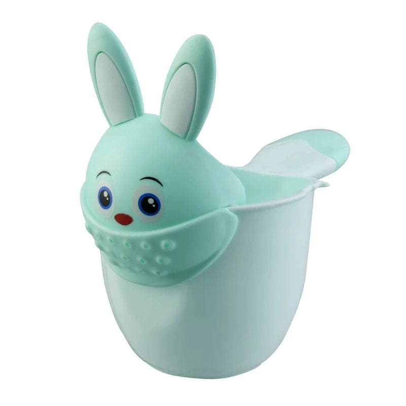 Baignoire pour bébé, tasse de rinçage, dessin animé, douche, lavage pour la tête