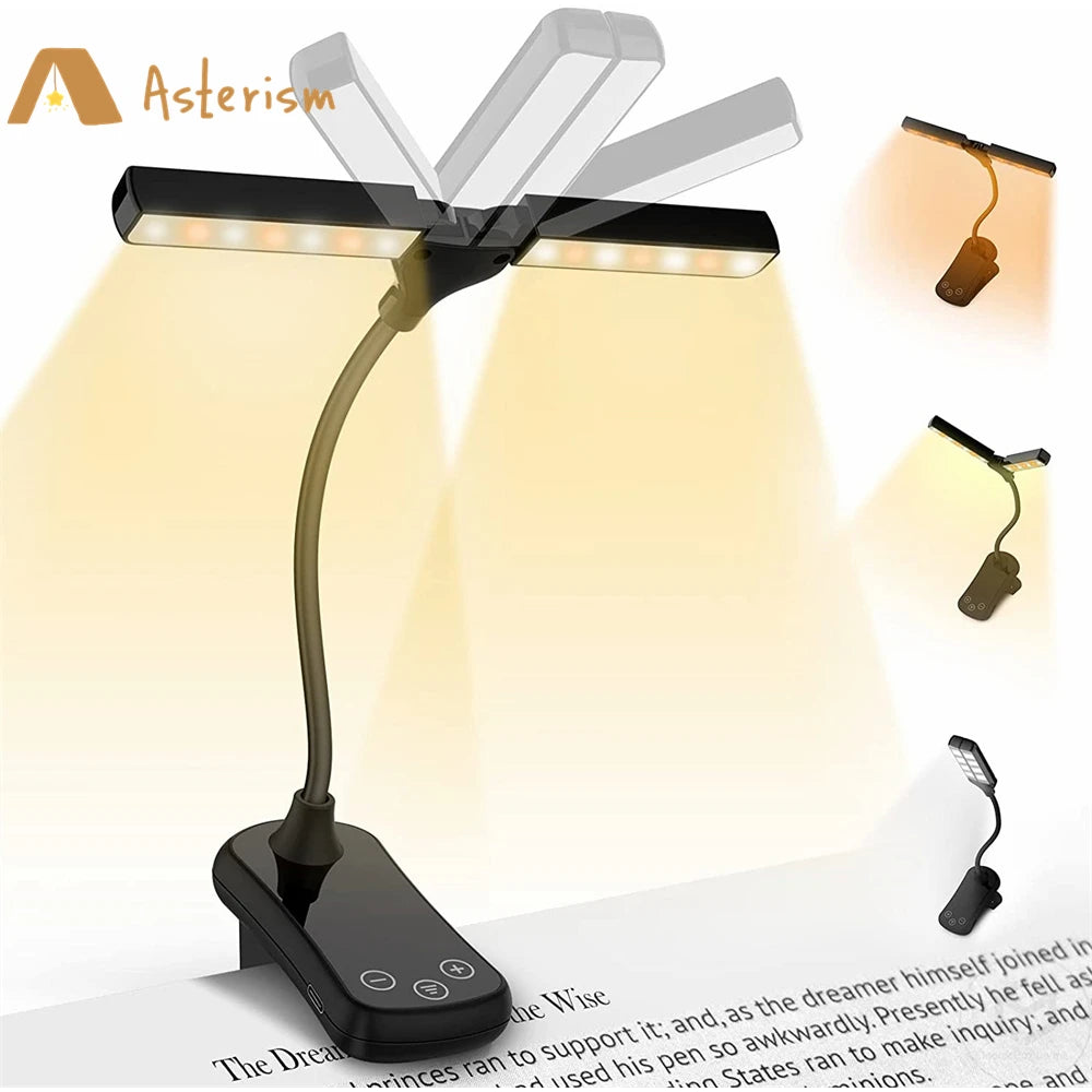 Lampe de lecture portable à pince, mini veilleuse pour chambre d'enfant