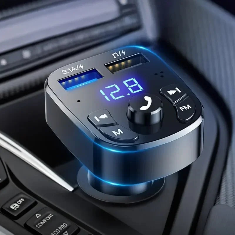 Lecteur MP3 pour voiture, double port USB, chargeur rapide, récepteur FM Bluetooth