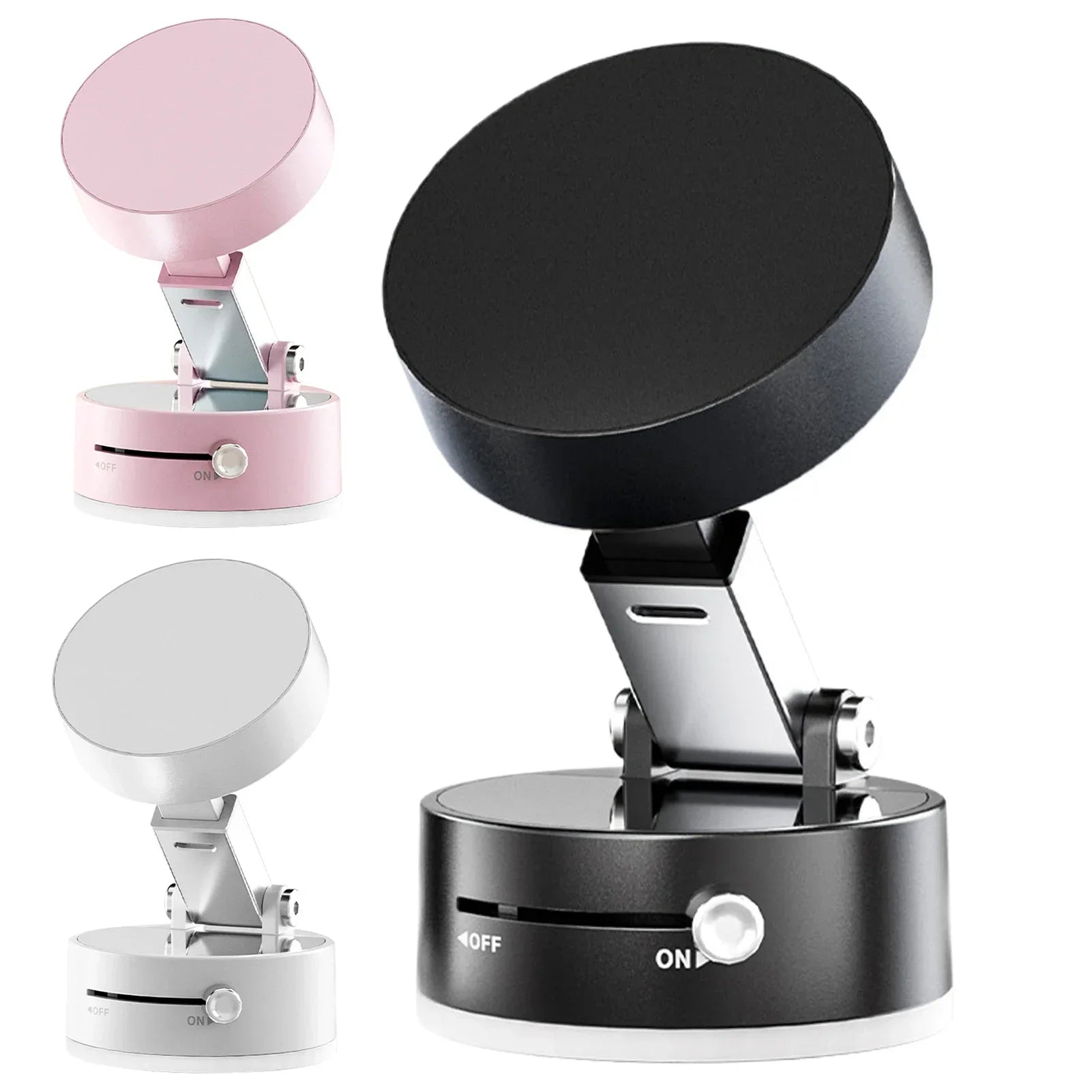 Support de téléphone magnétique à ventouse pour voiture, pliable et double face, accessoire de voiture