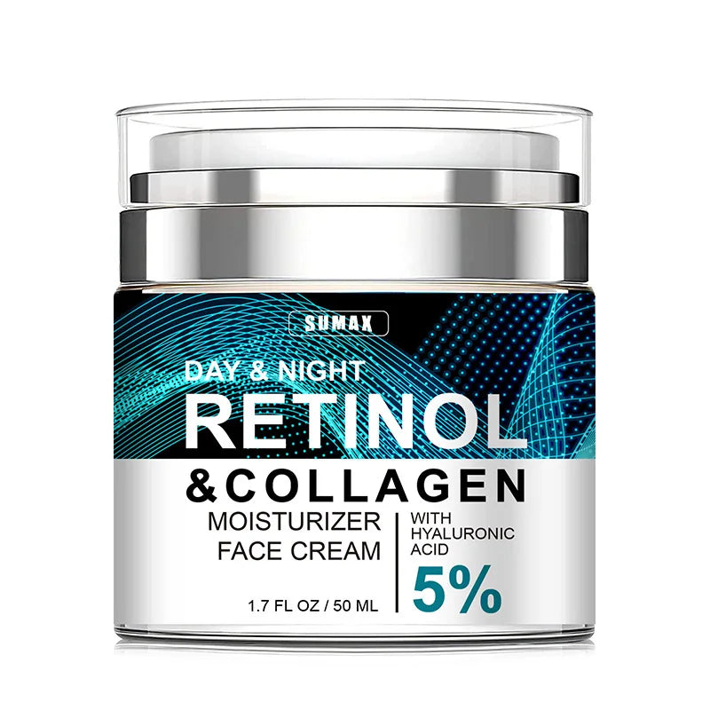 Rétinol Anti-âge crème pour le visage hydratant dissolvant de rides collagène acide hyaluronique crèmes soins de la peau 50ML