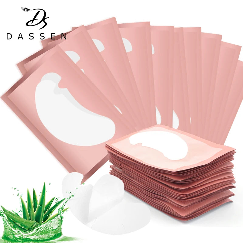100/500 paires de patchs pour cils Hydrogel Gel patchs pour les yeux en gros Extension de faux cils sous les coussinets pour les yeux outils de maquillage