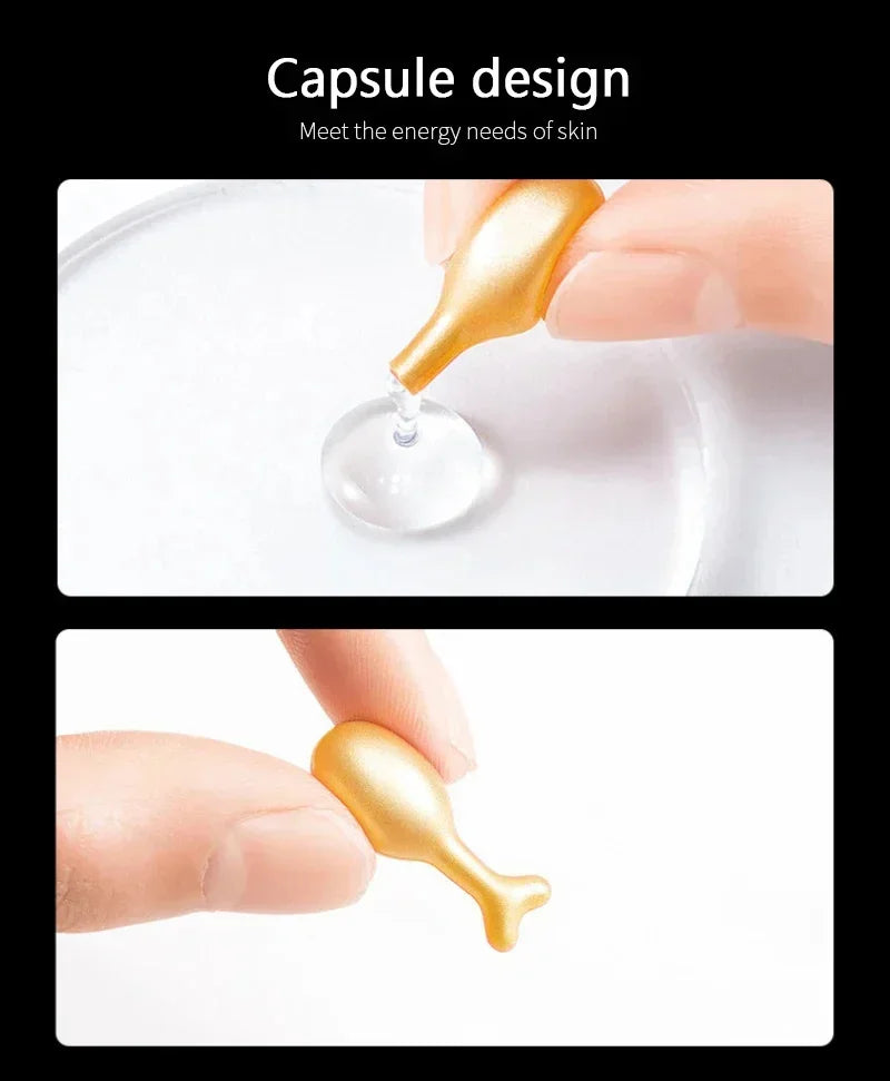 Capsules de sérum à l'acide hyaluronique pour le visage, élimine les taches de réparation, blanchit, anti-déformable, sans âge, optimiste, soins de la peau, cosmétiques, nouveau