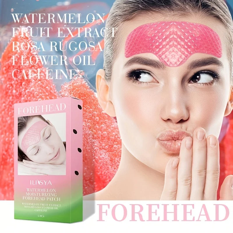 5 pièces/ensemble patchs Hydrogel Film Anti rides supprimer les cernes nourrir masque hydratant ascenseur raffermissant peau yeux front soin