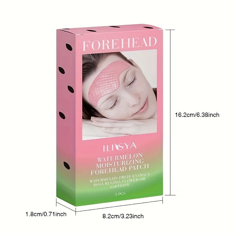 5 pièces/ensemble patchs Hydrogel Film Anti rides supprimer les cernes nourrir masque hydratant ascenseur raffermissant peau yeux front soin