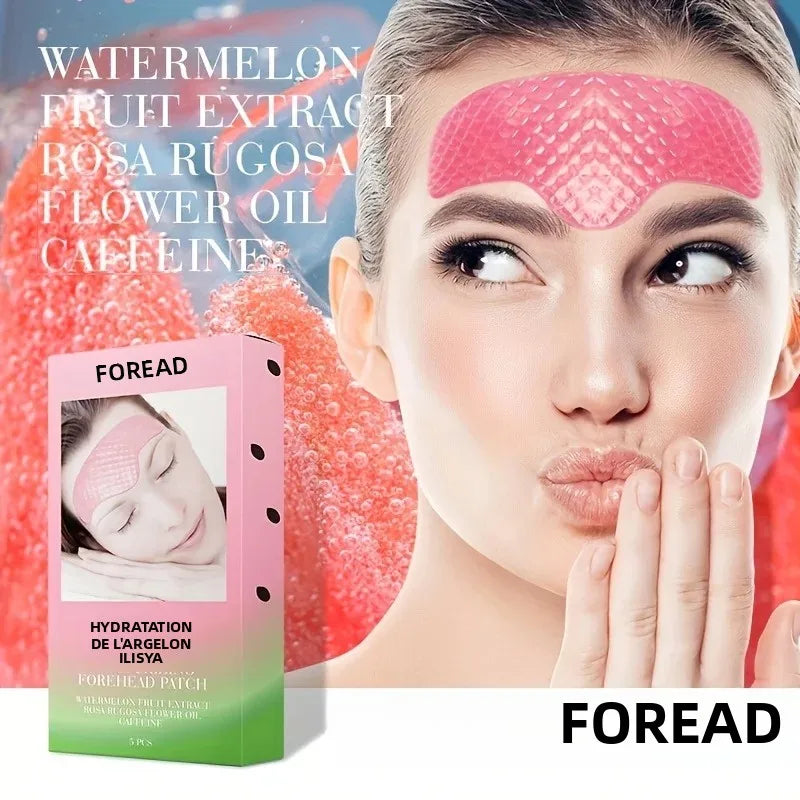 5 pièces/ensemble patchs Hydrogel Film Anti rides supprimer les cernes nourrir masque hydratant ascenseur raffermissant peau yeux front soin