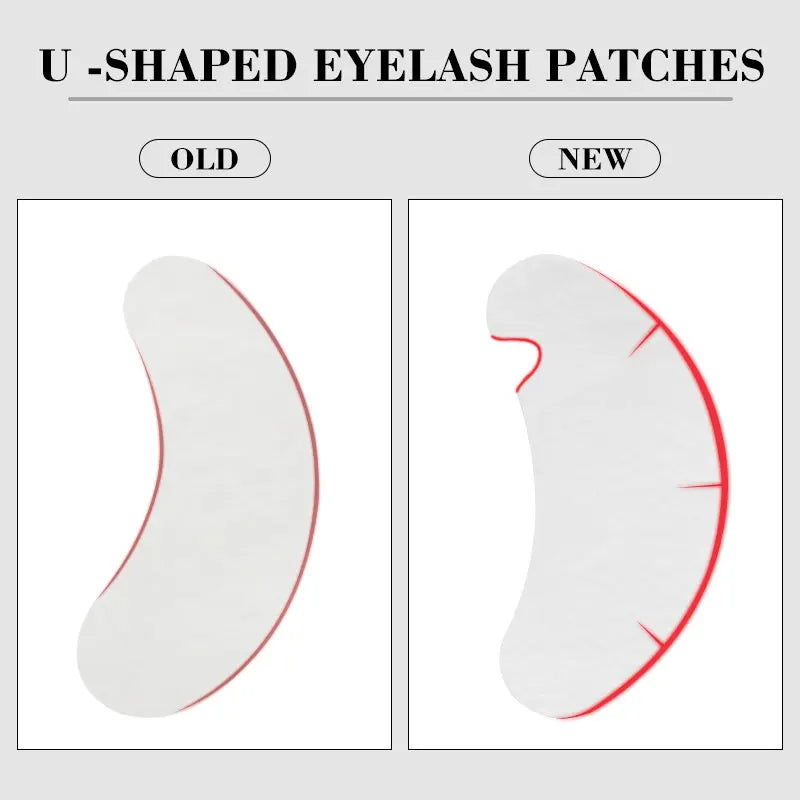 100/500 paires de patchs pour cils Hydrogel Gel patchs pour les yeux en gros Extension de faux cils sous les coussinets pour les yeux outils de maquillage