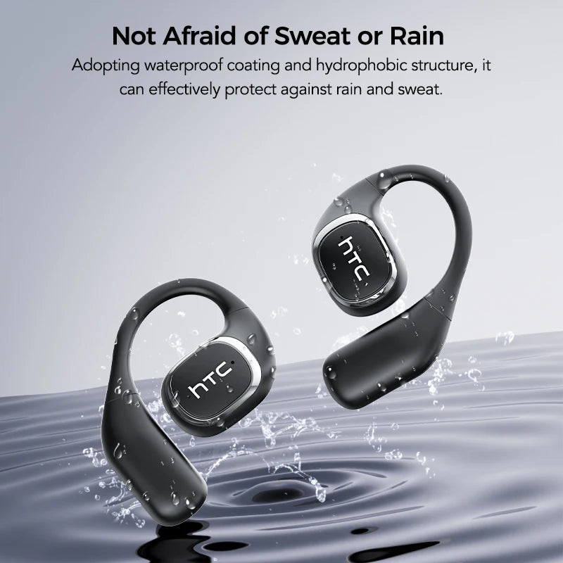 Traducteur HTC NE11 Bluetooth 6.0 OWS casque sans fil écouteurs de traduction écran tactile couleur batterie Ultra longue durée de vie