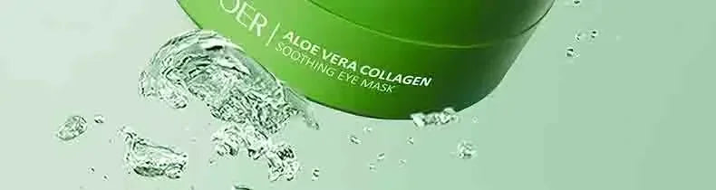 Masque pour les yeux au collagène à l'aloe Vera, 60 pièces, Anti-cernes, sacs pour les yeux, hydratant, raffermissant, acide hyaluronique, patchs pour les yeux, soins de la peau