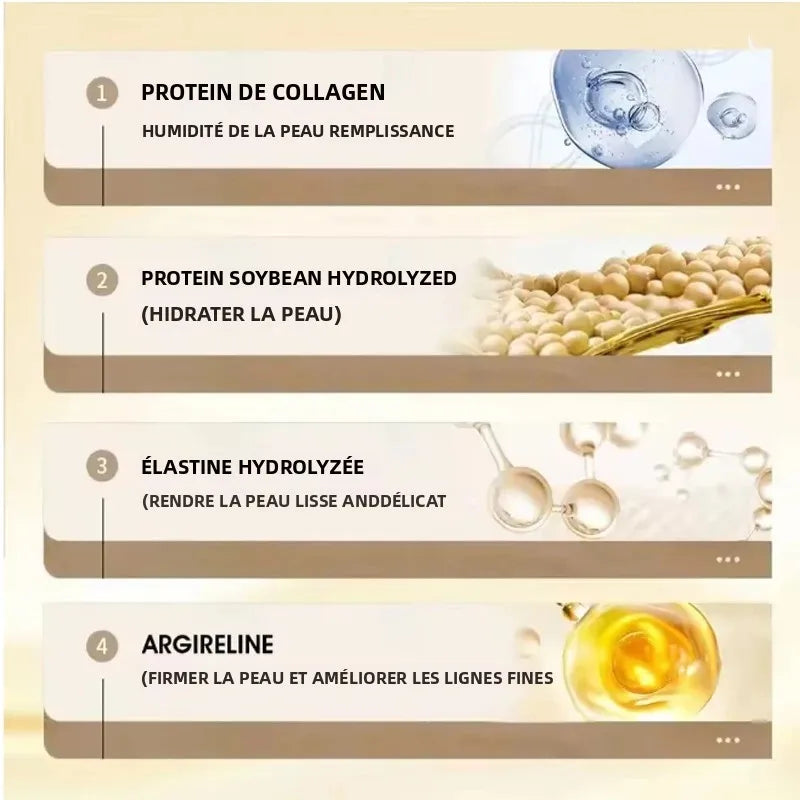5 pièces/ensemble patchs Hydrogel Film Anti rides supprimer les cernes nourrir masque hydratant ascenseur raffermissant peau yeux front soin