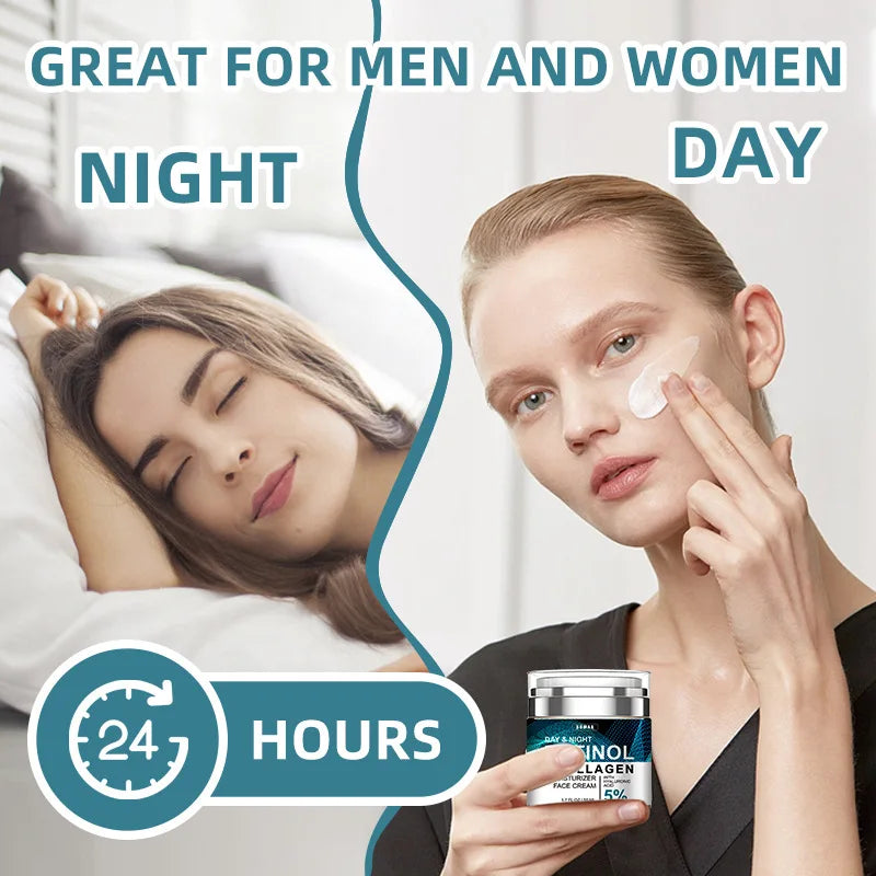 Rétinol Anti-âge crème pour le visage hydratant dissolvant de rides collagène acide hyaluronique crèmes soins de la peau 50ML
