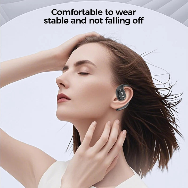 Traducteur HTC NE11 Bluetooth 6.0 OWS casque sans fil écouteurs de traduction écran tactile couleur batterie Ultra longue durée de vie