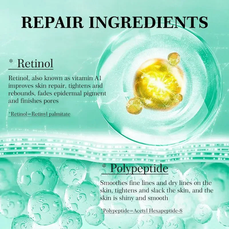 Crème anti-rides au rétinol pour le visage, raffermissante, Anti-vieillissement, estompe les ridules, hydratante, blanchissante, réparation, soins pour la peau, cosmétiques