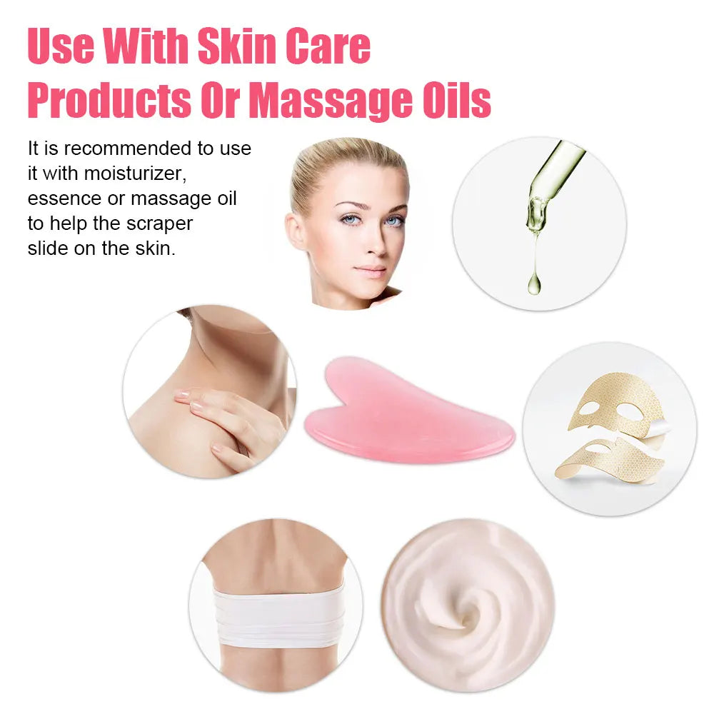 Masseur de visage et de cou à rouleau 3D en forme de Y, rotation à 360 degrés, outils de Massage du corps mince + grattoir Gouache Guasha, Lifting de la peau, dissolvant de rides