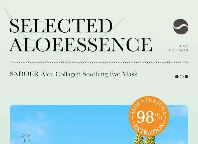 Masque pour les yeux au collagène à l'aloe Vera, 60 pièces, Anti-cernes, sacs pour les yeux, hydratant, raffermissant, acide hyaluronique, patchs pour les yeux, soins de la peau