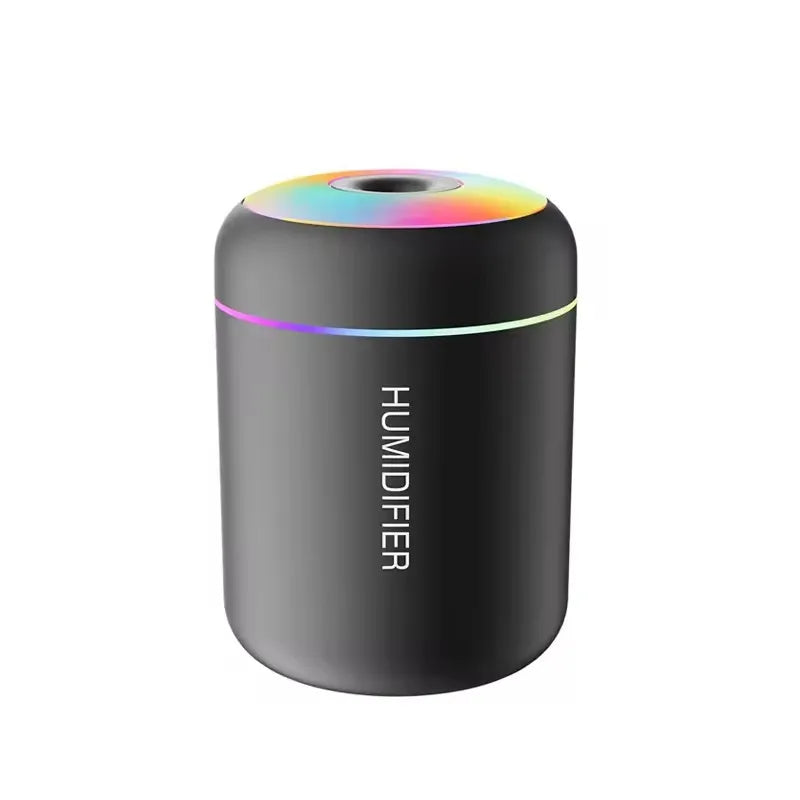 Humidificateur d'air, diffuseur d'arômes, purificateur d'huiles essentielles, lumières colorées