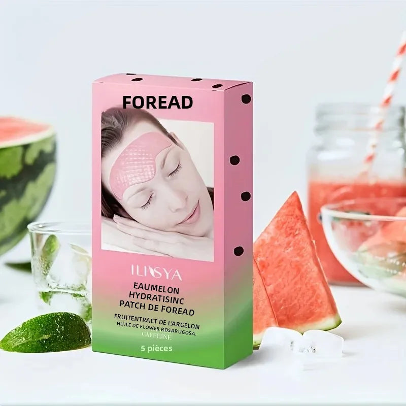 5 pièces/ensemble patchs Hydrogel Film Anti rides supprimer les cernes nourrir masque hydratant ascenseur raffermissant peau yeux front soin