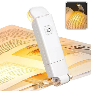 Lampe de lecture rechargeable, clip sur livre