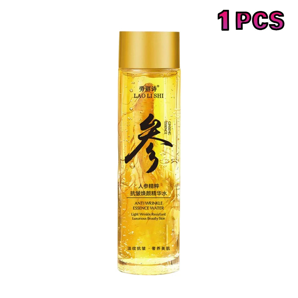 Sérum pour le visage au Ginseng, huile essentielle Anti-âge, Anti-rides, estompe les ridules, nourrissant, hydratant, soins pour la peau, 120ml