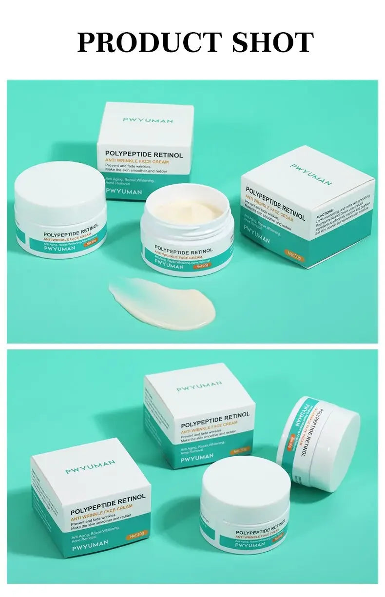 Crème anti-rides au rétinol pour le visage, raffermissante, Anti-vieillissement, estompe les ridules, hydratante, blanchissante, réparation, soins pour la peau, cosmétiques
