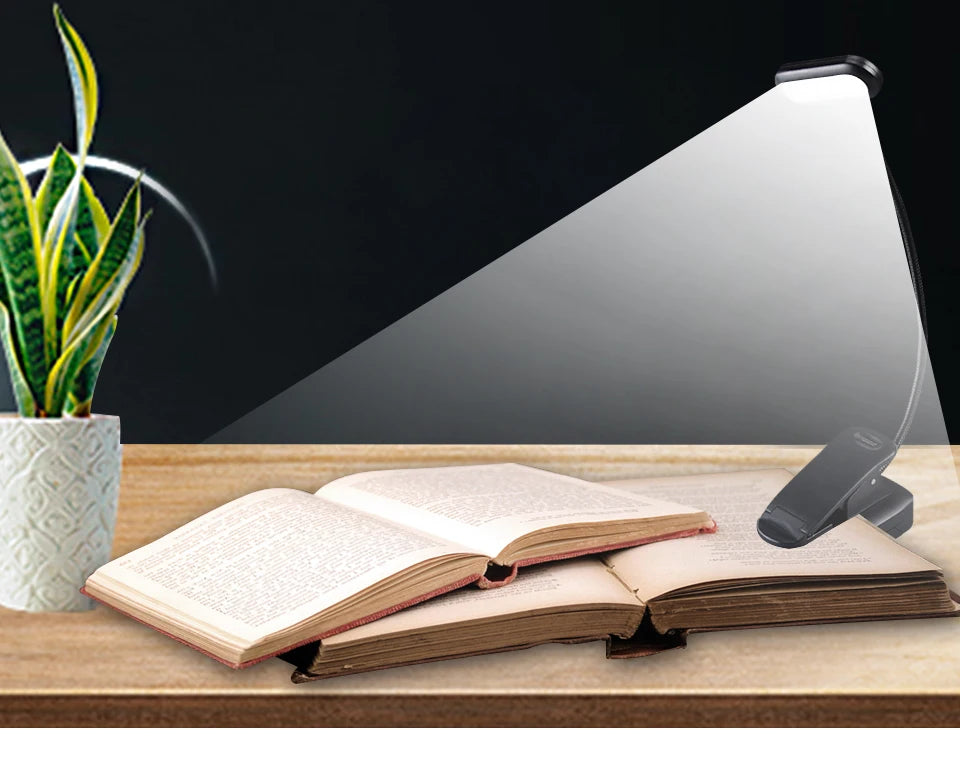 Lampe de lecture portable, protection des yeux, lampe de bureau et de chambre