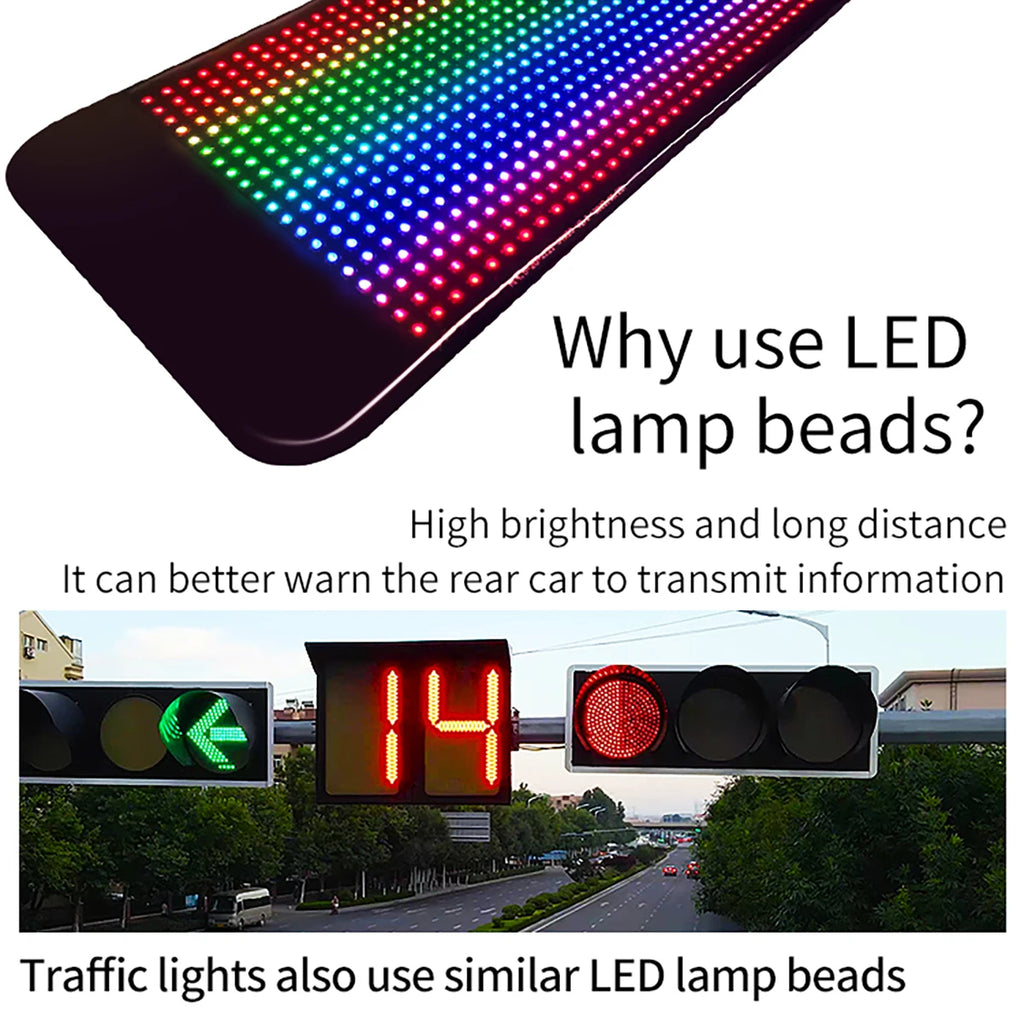 Décoration LED pour pare-brise de camion, lumière clignotante, œil d'ange, lecteur multimédia