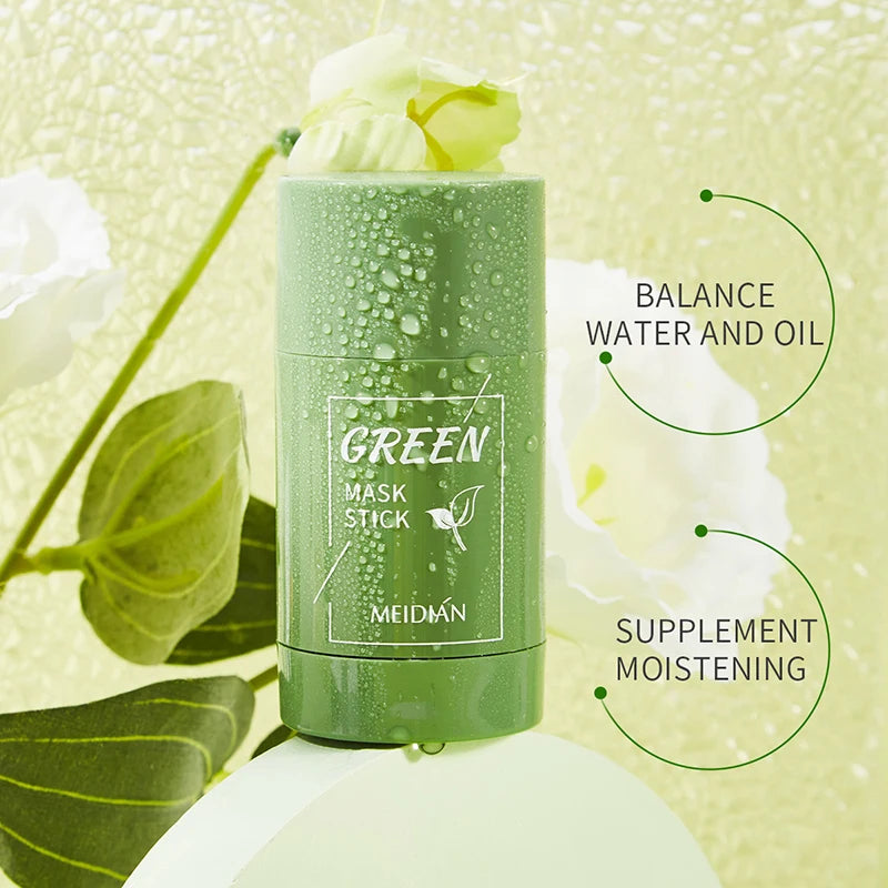 Crème anti-imperfections au thé vert, soins de la peau, dissolvant de taches foncées, minimiseur de pores, expectorateur de points noirs, traitement pur de la peau