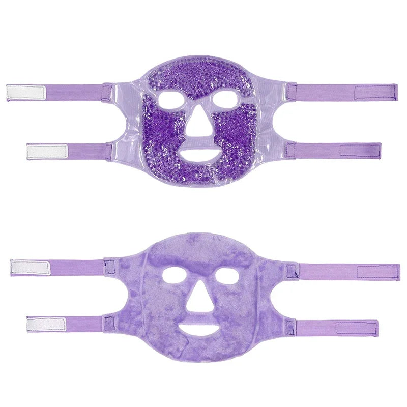 Masque pour les yeux de glace rafraîchissante en Gel, paquet de compresse chaude et froide de perles de Gel, SPA pour le visage pour femme endormie, pression, maux de tête, soins de la peau