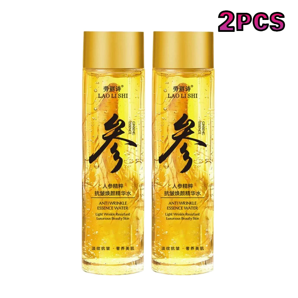 Sérum pour le visage au Ginseng, huile essentielle Anti-âge, Anti-rides, estompe les ridules, nourrissant, hydratant, soins pour la peau, 120ml