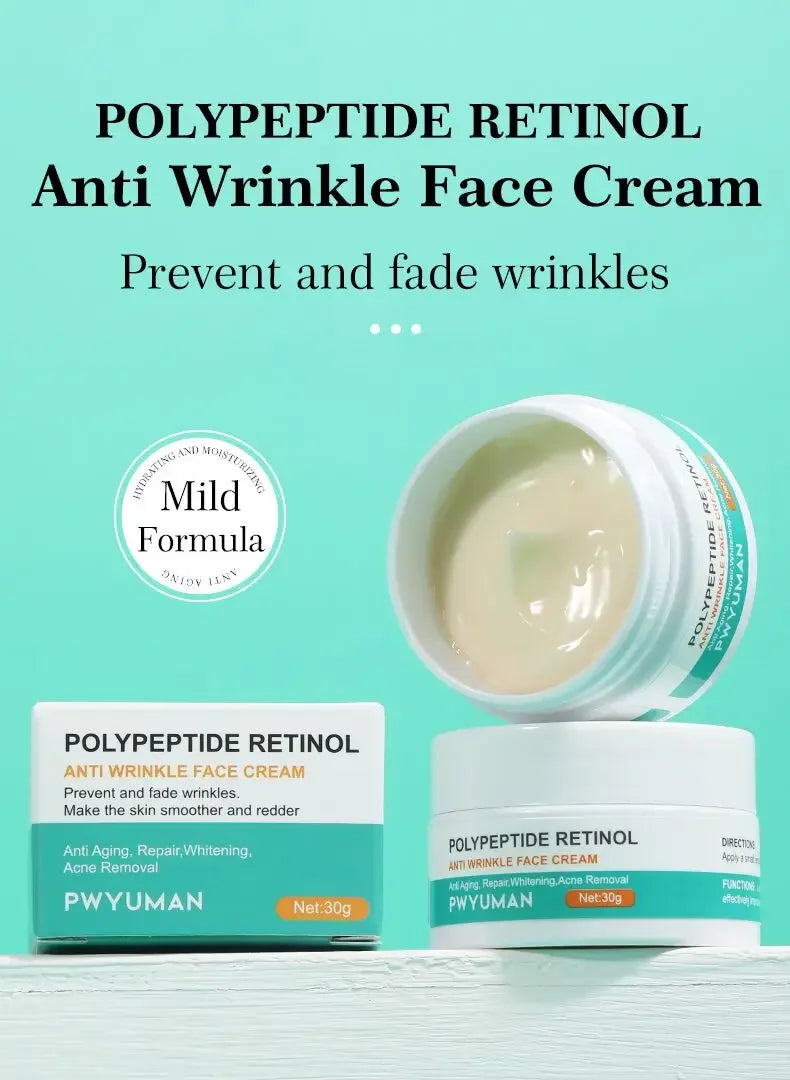 Crème anti-rides au rétinol pour le visage, raffermissante, Anti-vieillissement, estompe les ridules, hydratante, blanchissante, réparation, soins pour la peau, cosmétiques