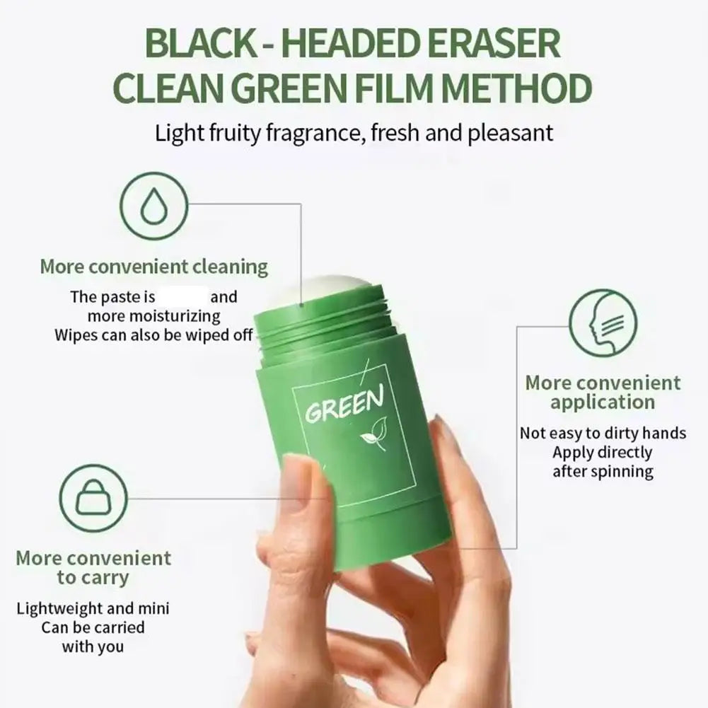 Crème anti-imperfections au thé vert, soins de la peau, dissolvant de taches foncées, minimiseur de pores, expectorateur de points noirs, traitement pur de la peau