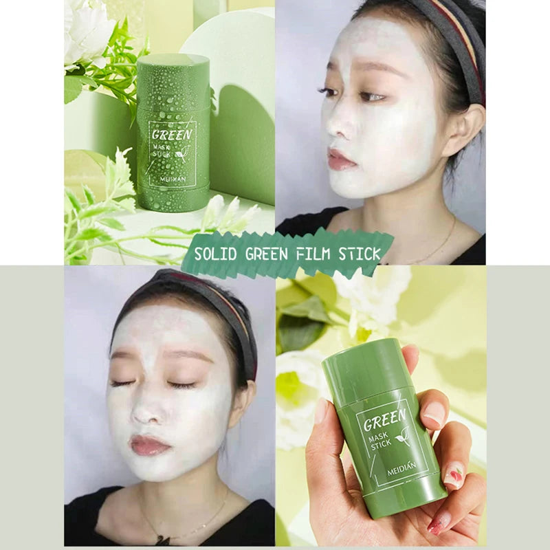 Crème anti-imperfections au thé vert, soins de la peau, dissolvant de taches foncées, minimiseur de pores, expectorateur de points noirs, traitement pur de la peau