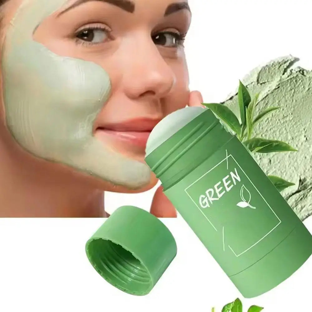 Crème anti-imperfections au thé vert, soins de la peau, dissolvant de taches foncées, minimiseur de pores, expectorateur de points noirs, traitement pur de la peau